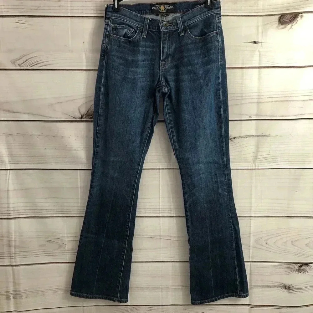 Lucky Brand Sofia Bootcut Jeans Women Size 2/26 Dark Wash Stretch Denim